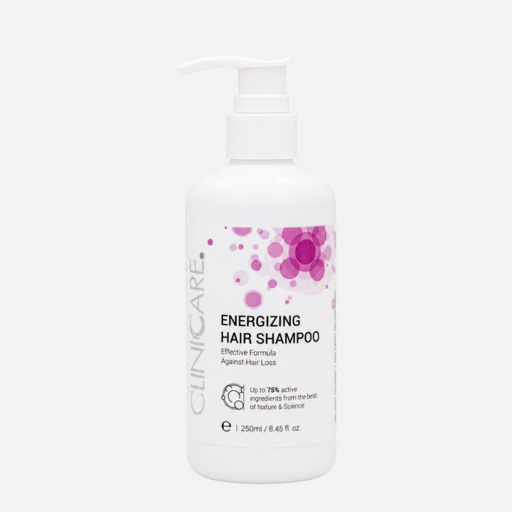 CLINICARE Energizing Hair Shampoo - šampūnas nuo plaukų slinkimo