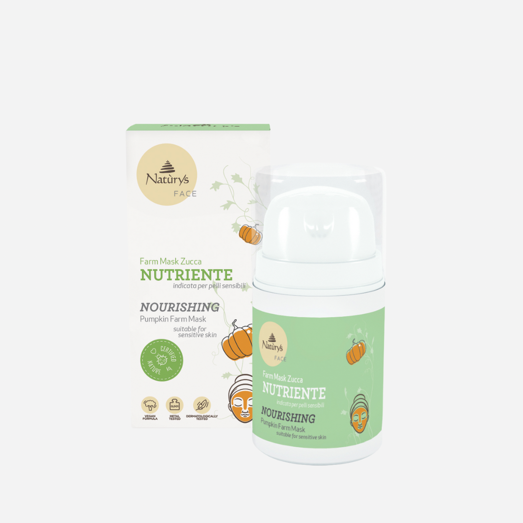 Naturys antioksidacinė moliūgų veido kaukė