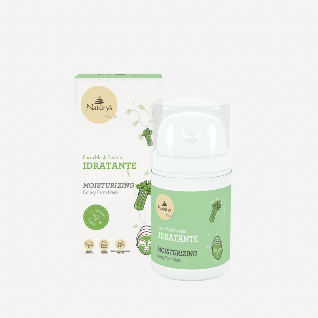 Naturys drėkinanti salierų kaukė