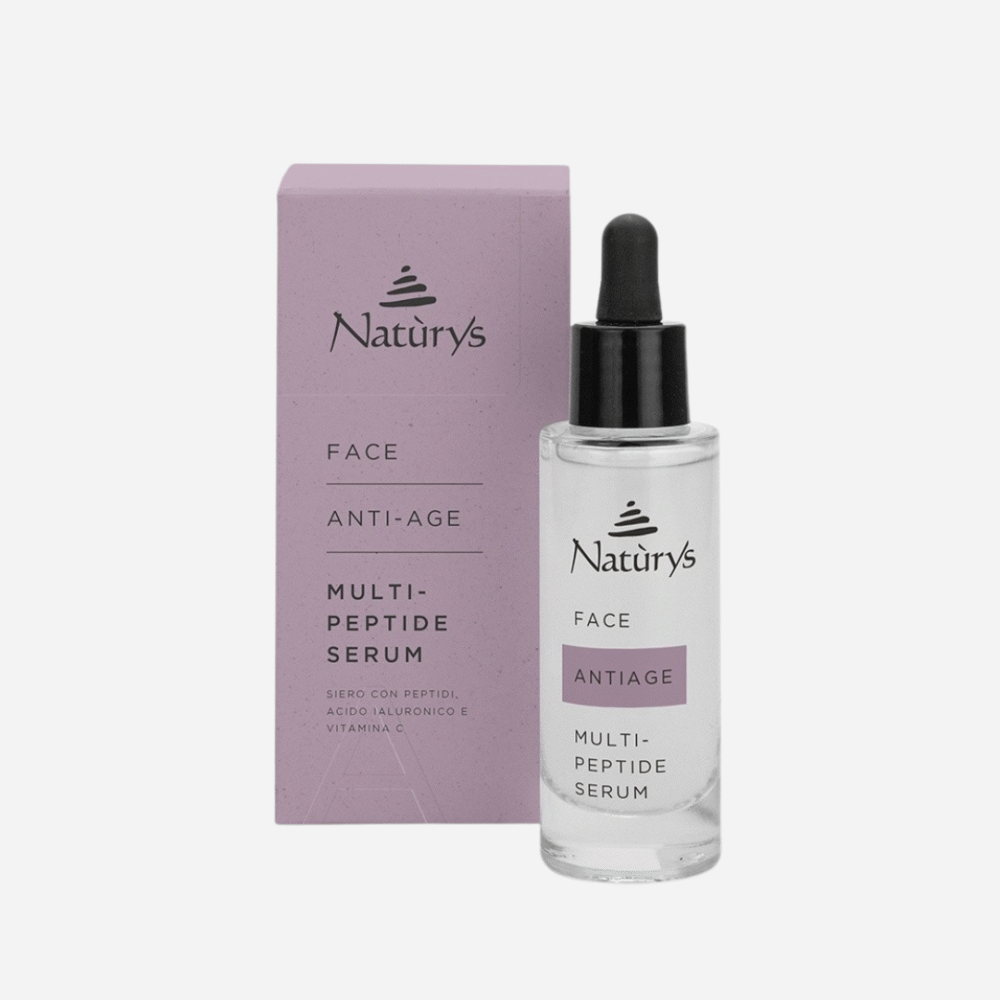 Naturys veido serumas su peptidais ir hialuronu