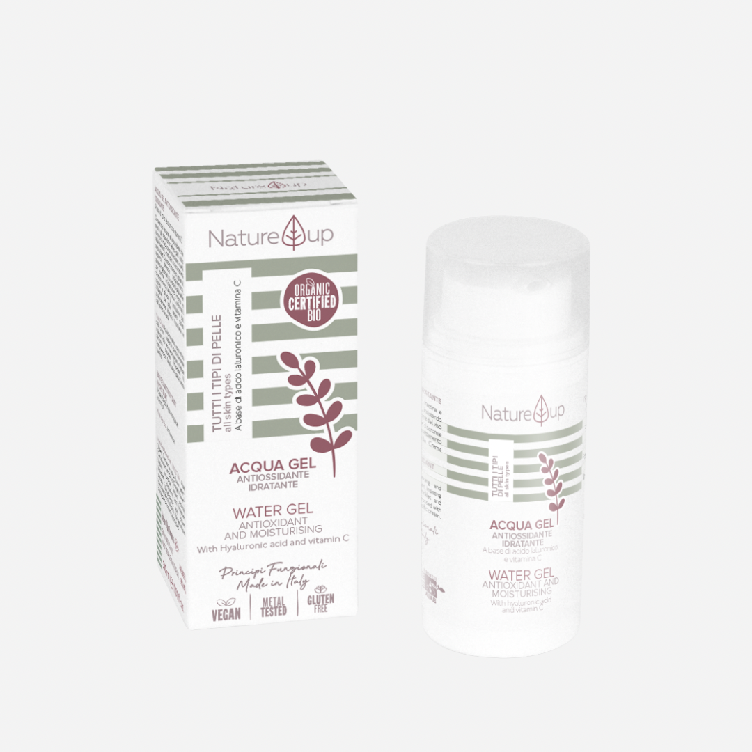 Naturys drėkinamasis veido gelis su antioksidantais