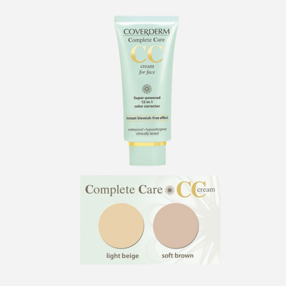 Coverderm CC veido kremas Light Beige, 10ml
