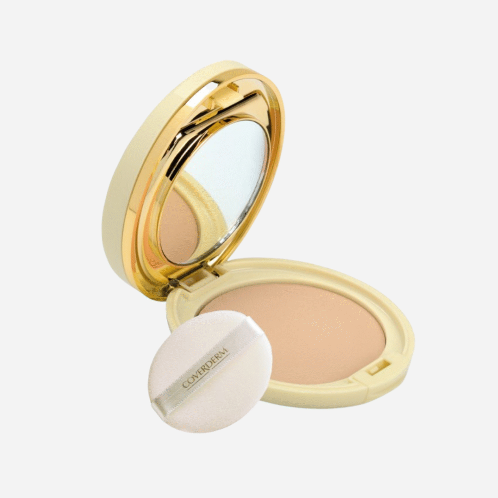 Coverderm kompaktinė pudra nuo kuperozės SPF50+