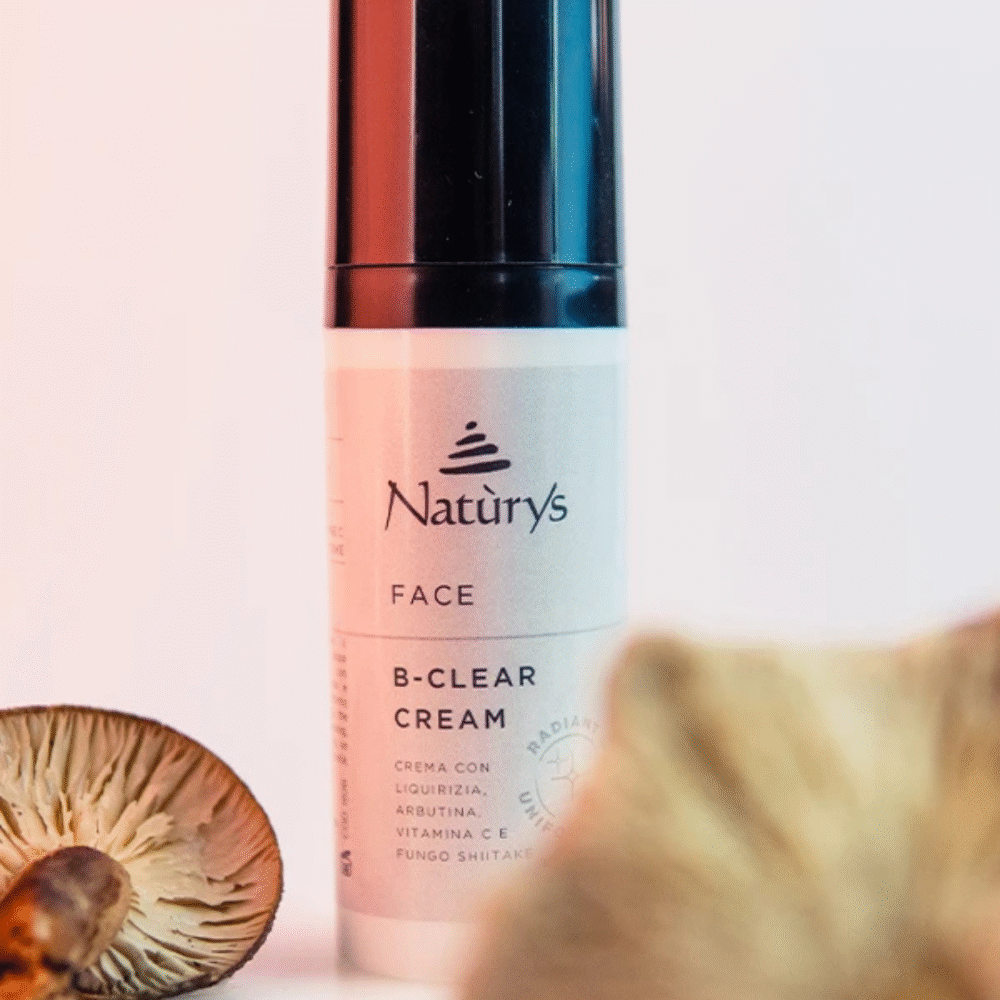 Naturys veido kremas nuo pigmentacijos su Shiitake grybų ekstraktu