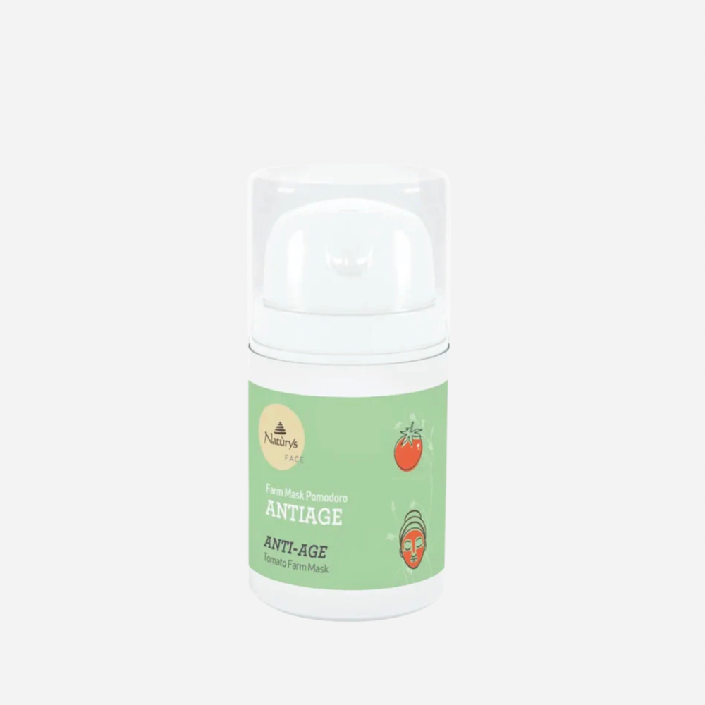 Naturys drėkinanti veido kaukė su pomidorais Naturys drėkinanti veido kaukė su pomidorais