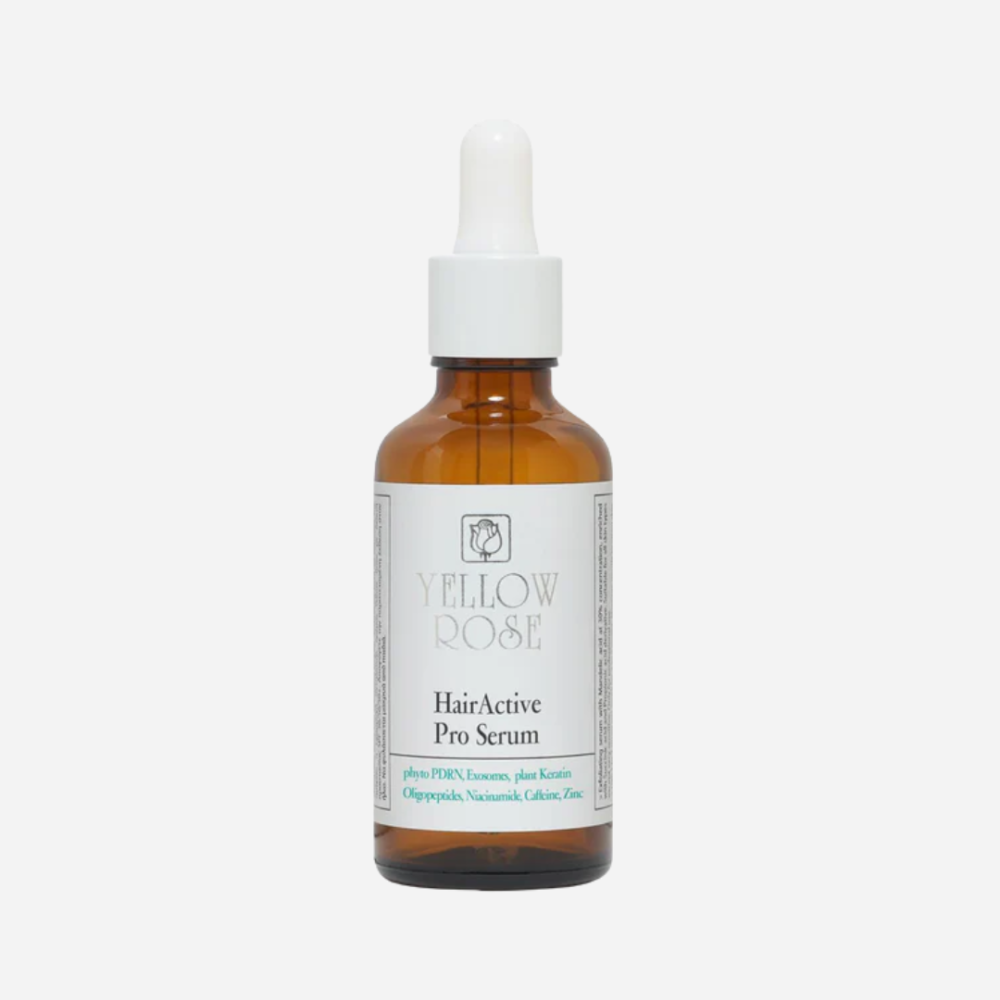 Yellow Rose serumas plaukų augimui su egzosomomis – HairActive Pro Serum