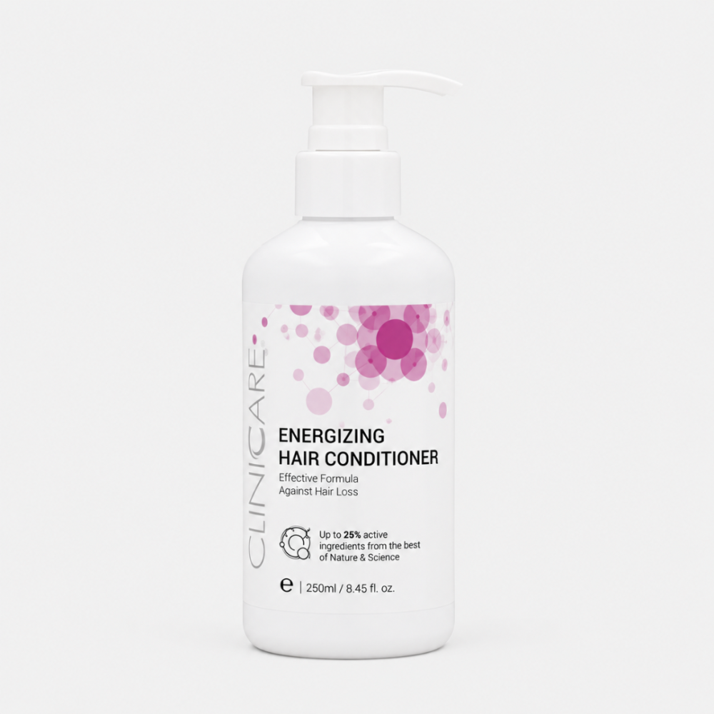 CLINICCARE Energizing Hair Conditioner – kondicionierius nuo plaukų slinkimo